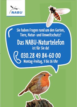 NABU-Naturtelefon, 030.28 49 84-60 00